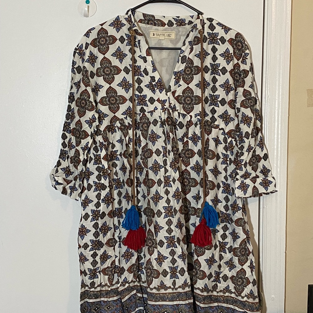 Cotton floral dress